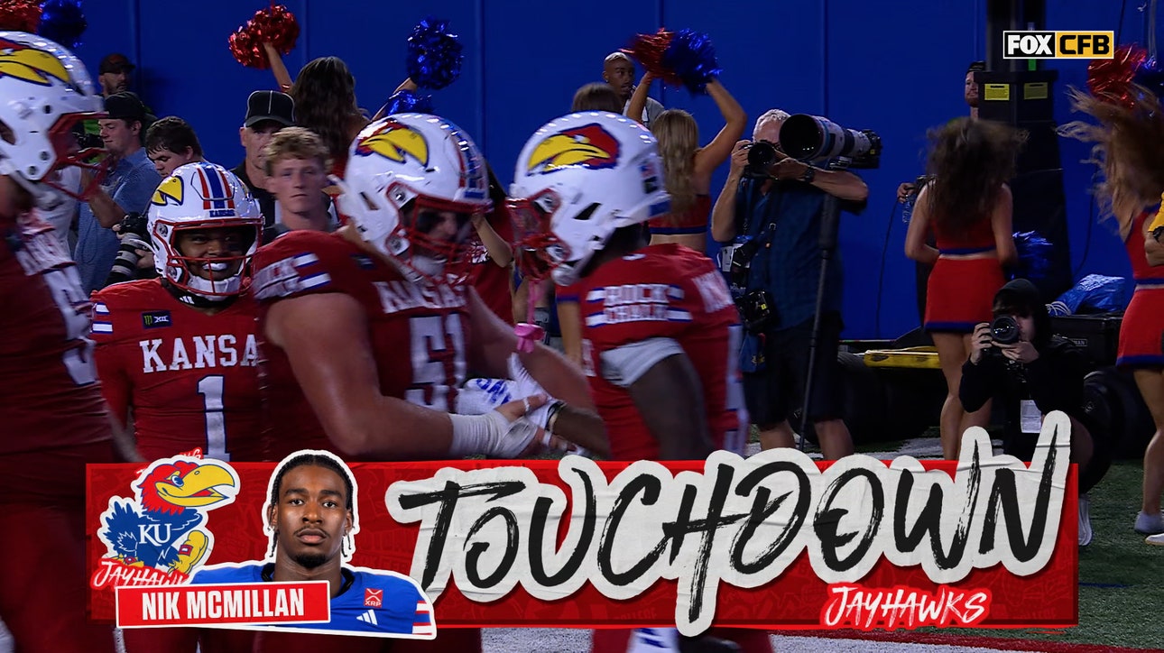 Isaiah Marshall finds Nik McMillan for 20-yard TD to give Kansas lead over Missouri