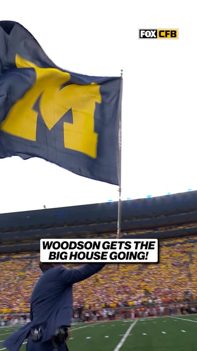 Charles Woodson gets the Big House ready!