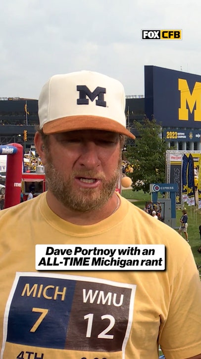 Dave Portnoy speaks ahead of Michigan’s potential win today.
