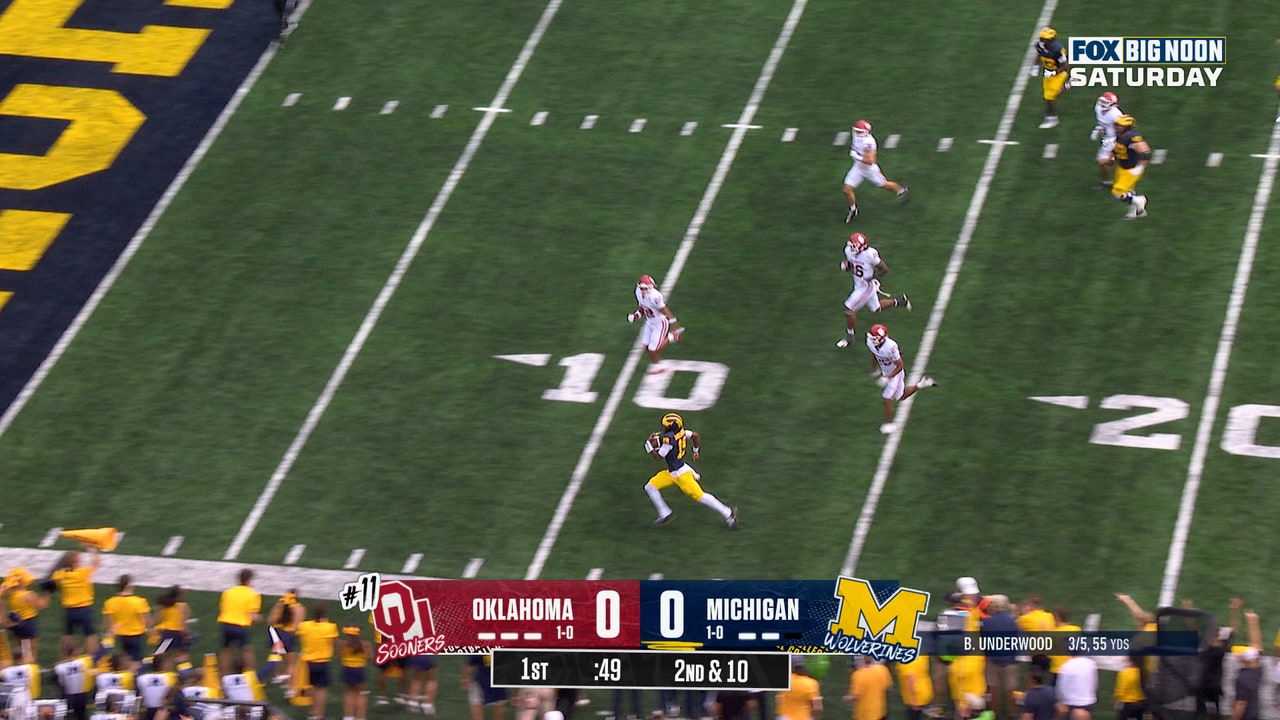 Bryce Underwood rushes for ELECTRIC 38-yard TD to give Michigan a lead over Oklahoma