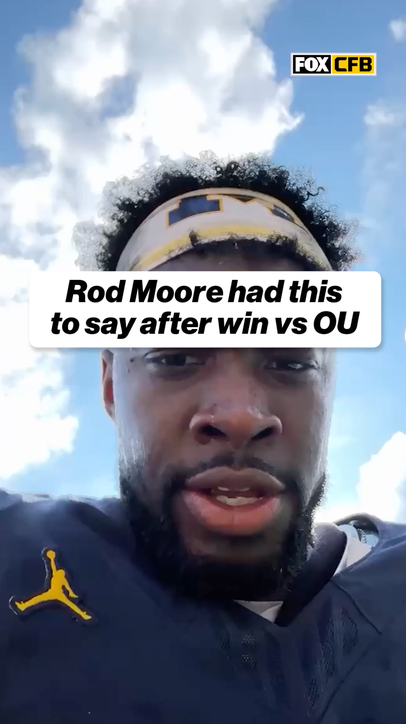 Michigan and Rod Moore proved people wrong today vs Oklahoma