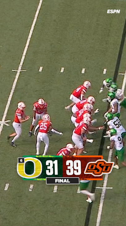 OKLAHOMA STATE STUNS OREGON 😱🤠 