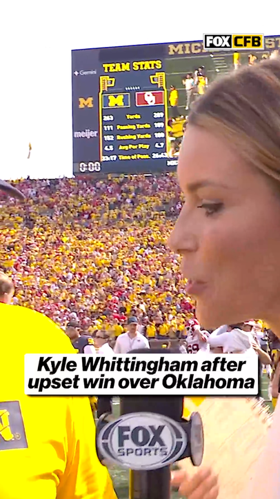 Kyle Whittingham after upset win over Oklahoma