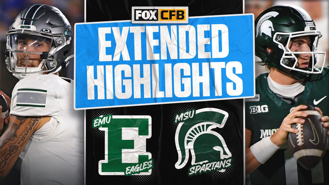 Eastern Michigan Eagles vs Michigan State Spartans Highlights 🏈 FOX College Football