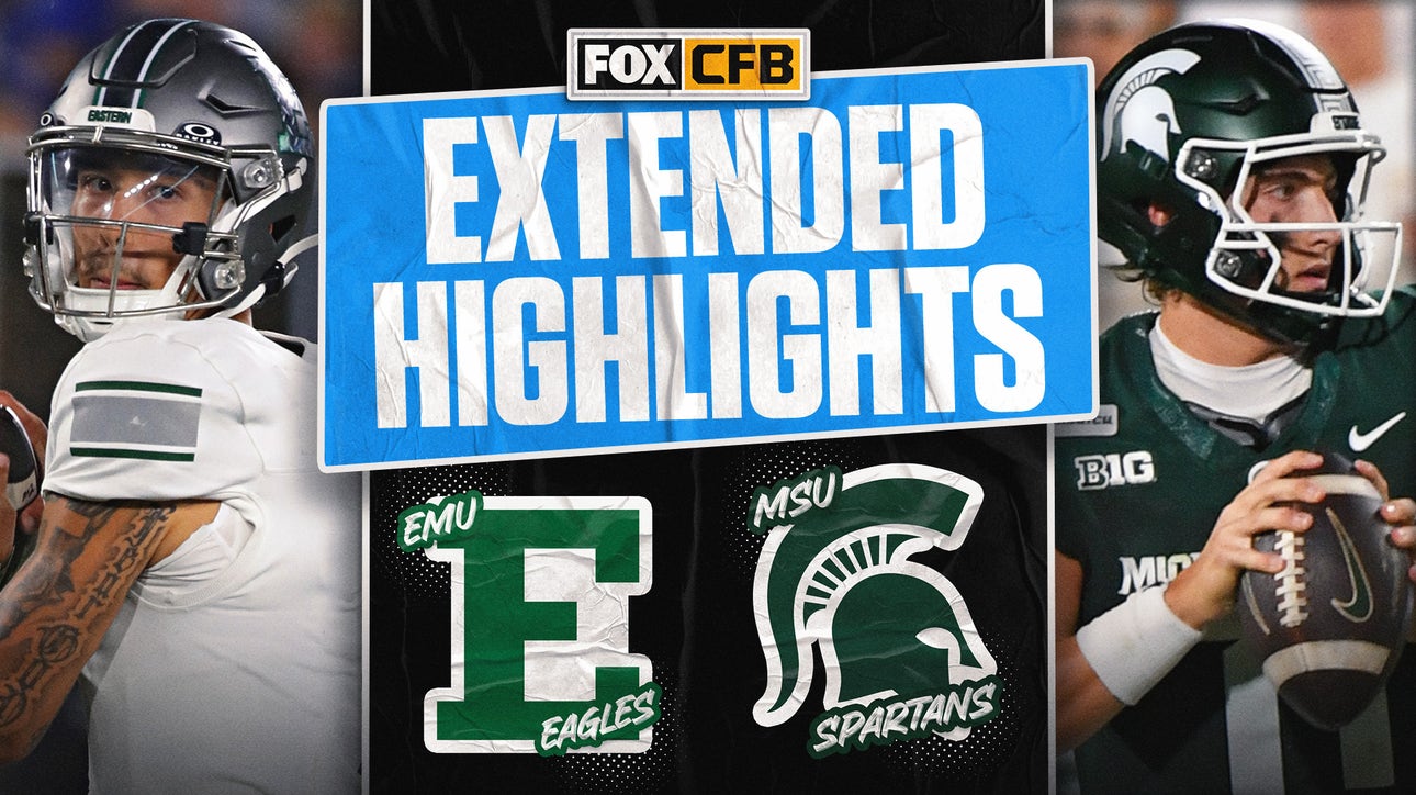 Eastern Michigan Eagles vs Michigan State Spartans Highlights 🏈 FOX College Football