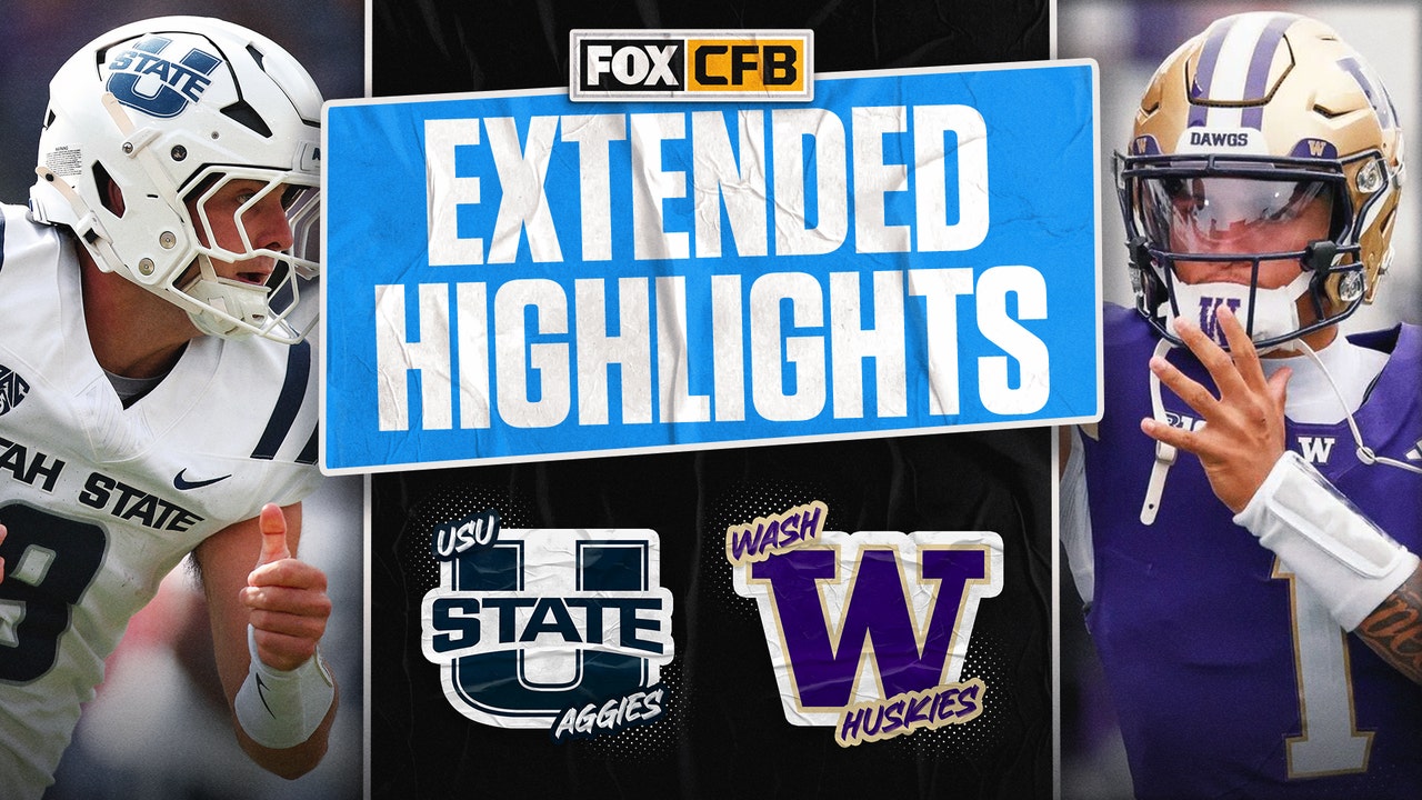 Utah State vs No. 19 Washington Highlights 🏈 FOX College Football
