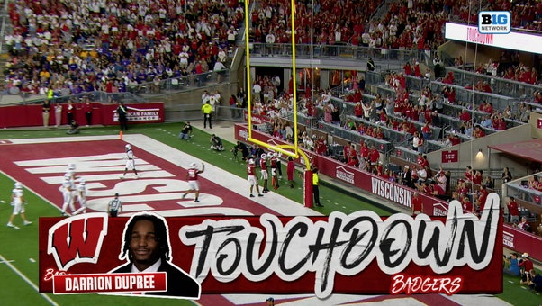 Darrion Dupree runs for 28-yard TD, extending Wisconsin's lead over Western Illinois