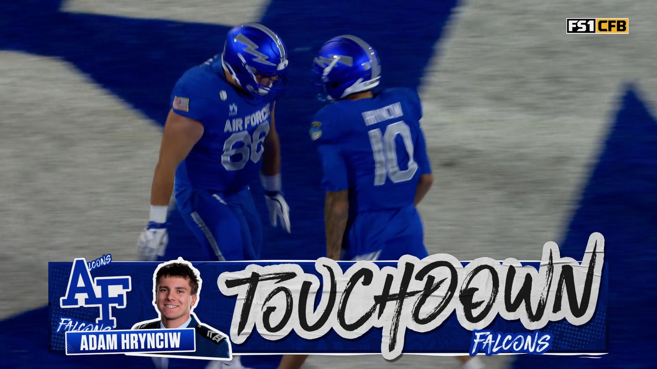 Mason Hayes finds Adam Hrynciw for 29-yard TD, shrinking Air Force's deficit against North Dakota State