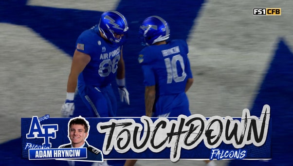 Mason Hayes finds Adam Hrynciw for 29-yard TD, shrinking Air Force's deficit against North Dakota State