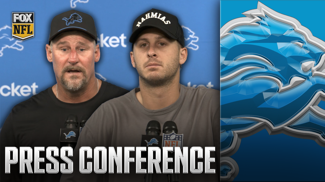 Jared Goff & Dan Campbell talk Lions OT Win over Saints | Postgame Press conference