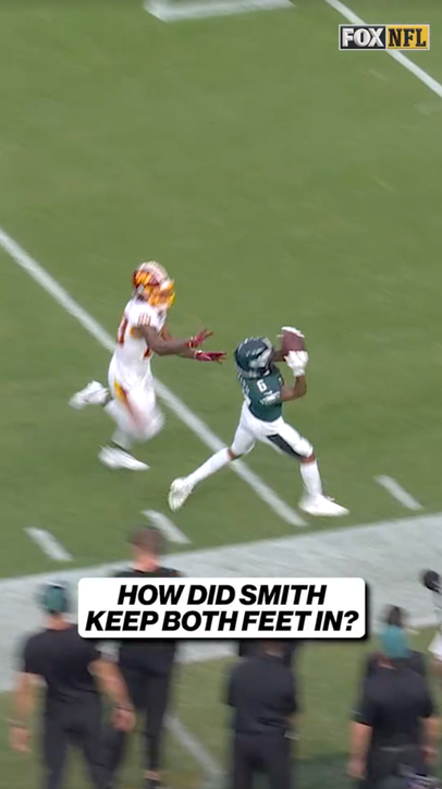 What a throw. What a catch.