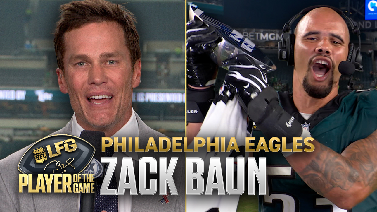 Tom Brady’s LFG Player of the Game: Philadelphia Eagles’ Zack Baun 🏆 Week 1