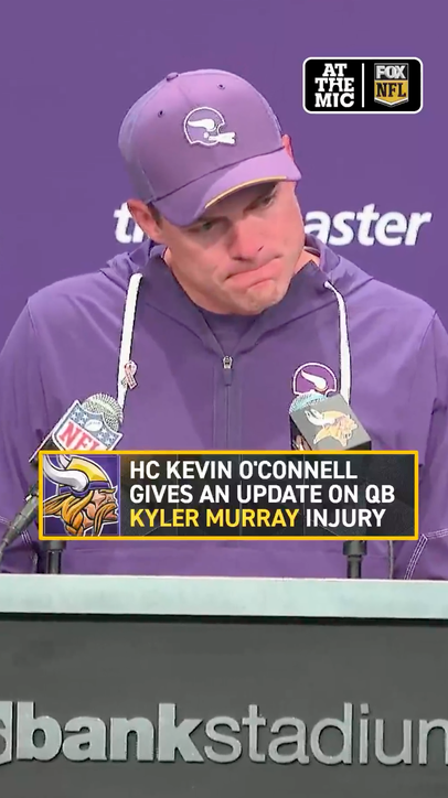 A hopeful Kevin O'Connell on the status of quarterback Kyler Murray