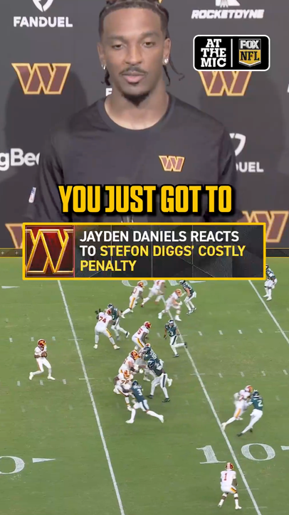 Jayden Daniels reacts to Stefon Diggs’ costly penalty, Do you agree with his take?