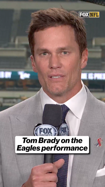 Tom Brady on the Eagles performance today vs the Commanders