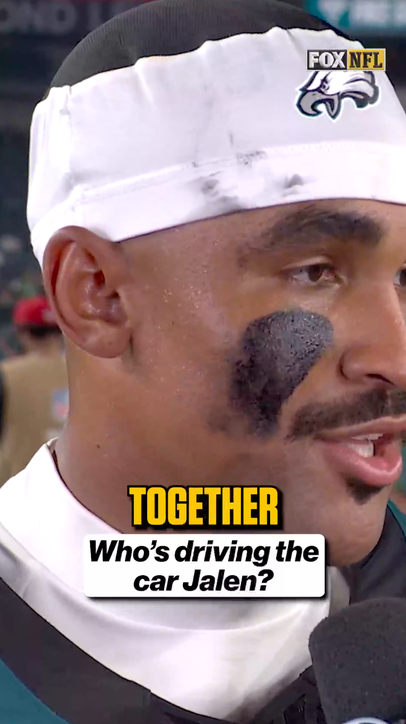 Who's driving the car Jalen?