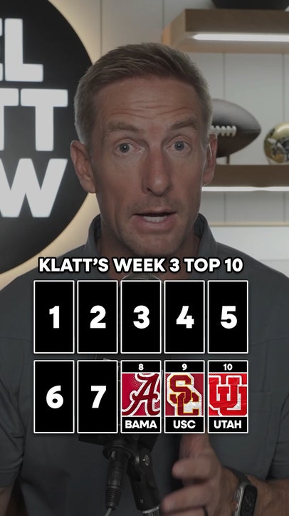 What do you think of Joel Klatt's new top 10? 🤔