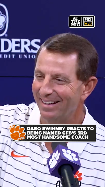 Dabo Swinney finally got a ranking he can celebrate 😂