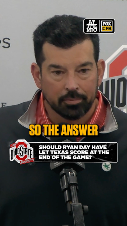 Ryan Day reflects on whether he should've let Texas score? 🎙️