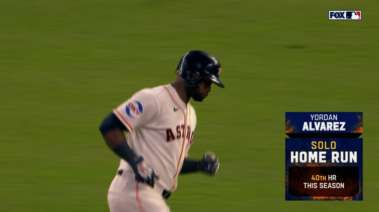 Yordan Alvarez hits a HR, extending Astros' lead over Royals