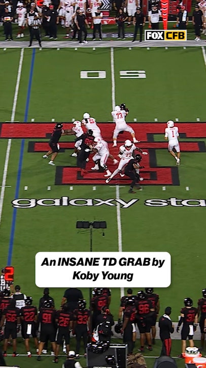 How did he come down with this TD for Houston?!?