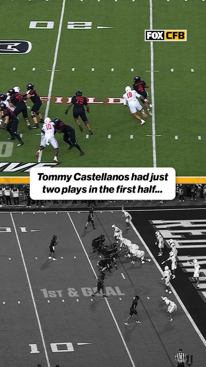 Two plays. Two completely different outcomes for the Texas Tech QB