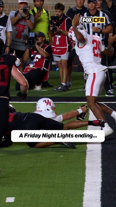 Houston came up just short on its final play 😳