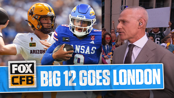 Big 12 Commissioner Brett Yormark discusses bringing the 1st FBS game in London 🏈 Big Noon Kickoff