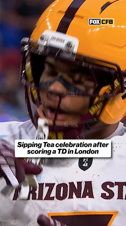Celebrating a TD, English style 🫖