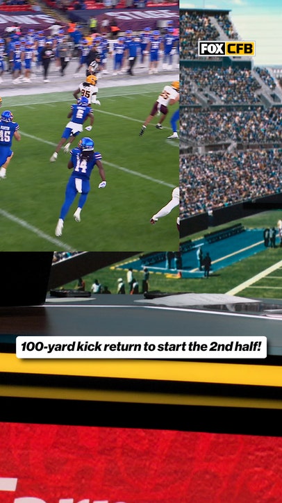No one was stopping Jaren Hamilton as he takes it 100 yards 🤯