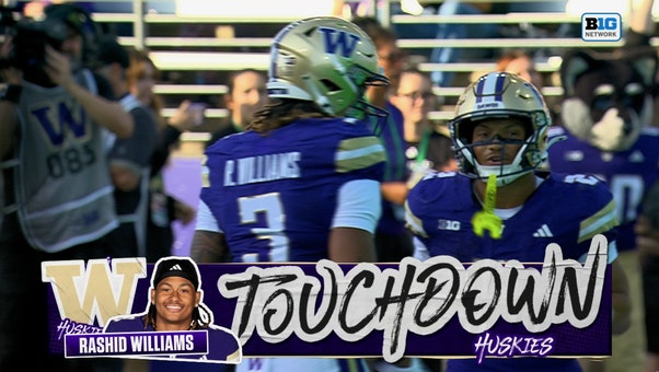 Demond Williams Jr. finds Rashid Williams for 5-yard TD, extending Washington's lead over Eastern Washington
