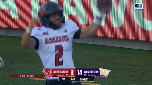 Nate Bell runs for 14-yard TD, shrinking Eastern Washington's deficit against Washington