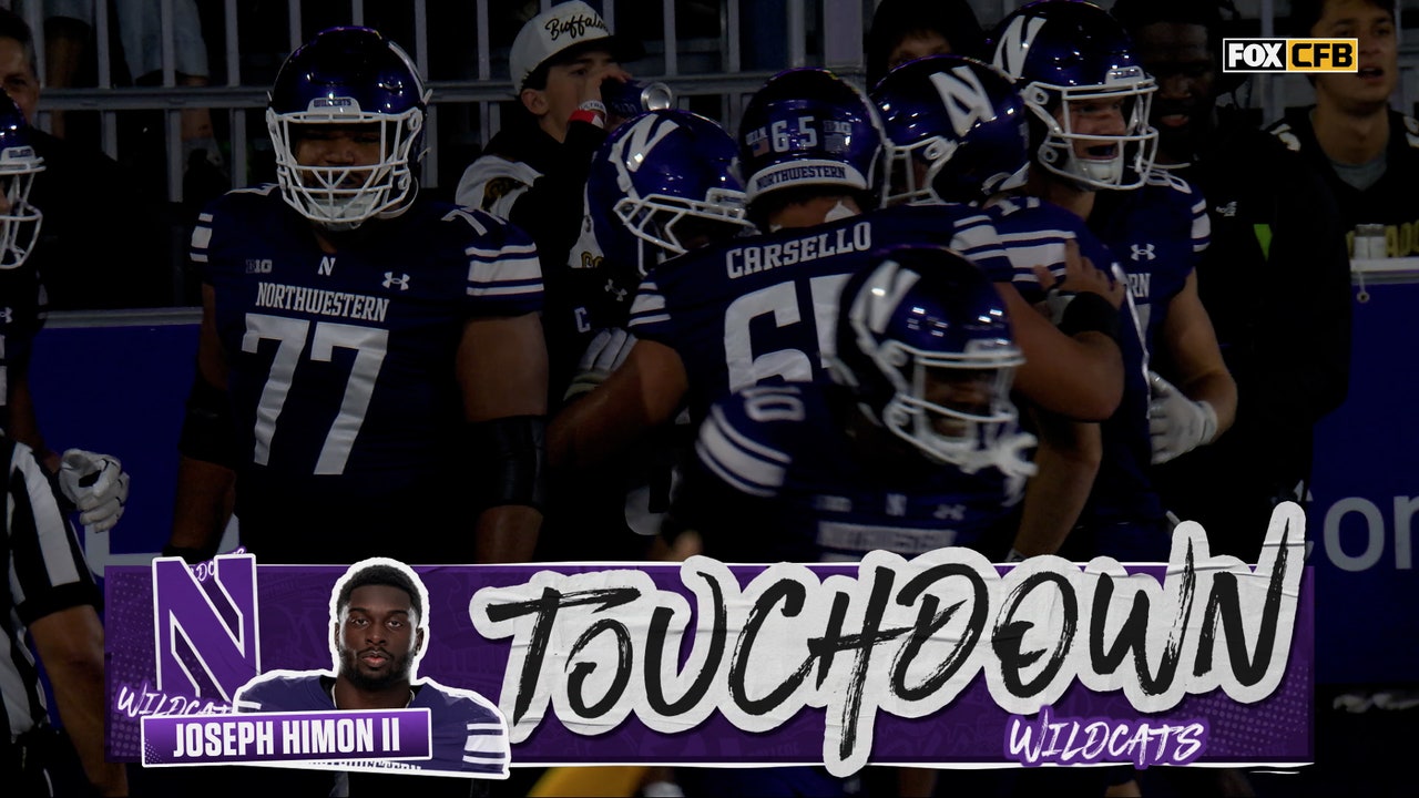 Aidan Chiles finds Joseph Himon II for 18-yard TD, extending Northwestern's lead over Colorado