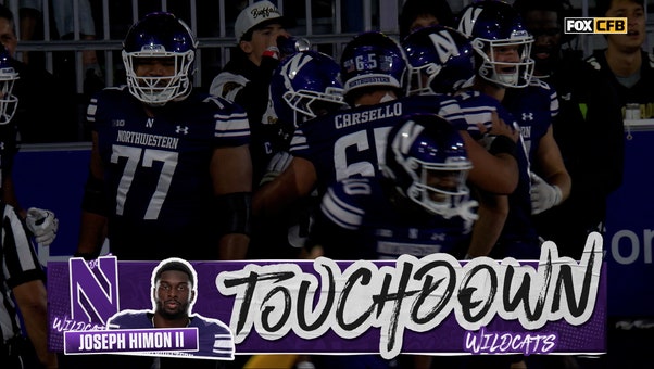 Aidan Chiles finds Joseph Himon II for 18-yard TD, extending Northwestern's lead over Colorado