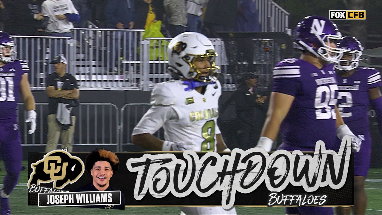 Julian Lewis finds Joseph Williams for 50-yard TD, shrinking Colorado's deficit against Northwestern