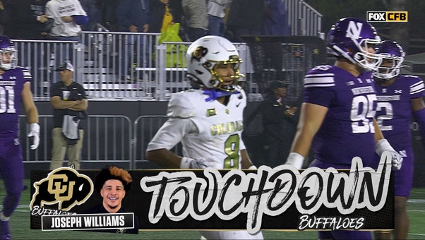 Julian Lewis finds Joseph Williams for 50-yard TD, shrinking Colorado's deficit against Northwestern