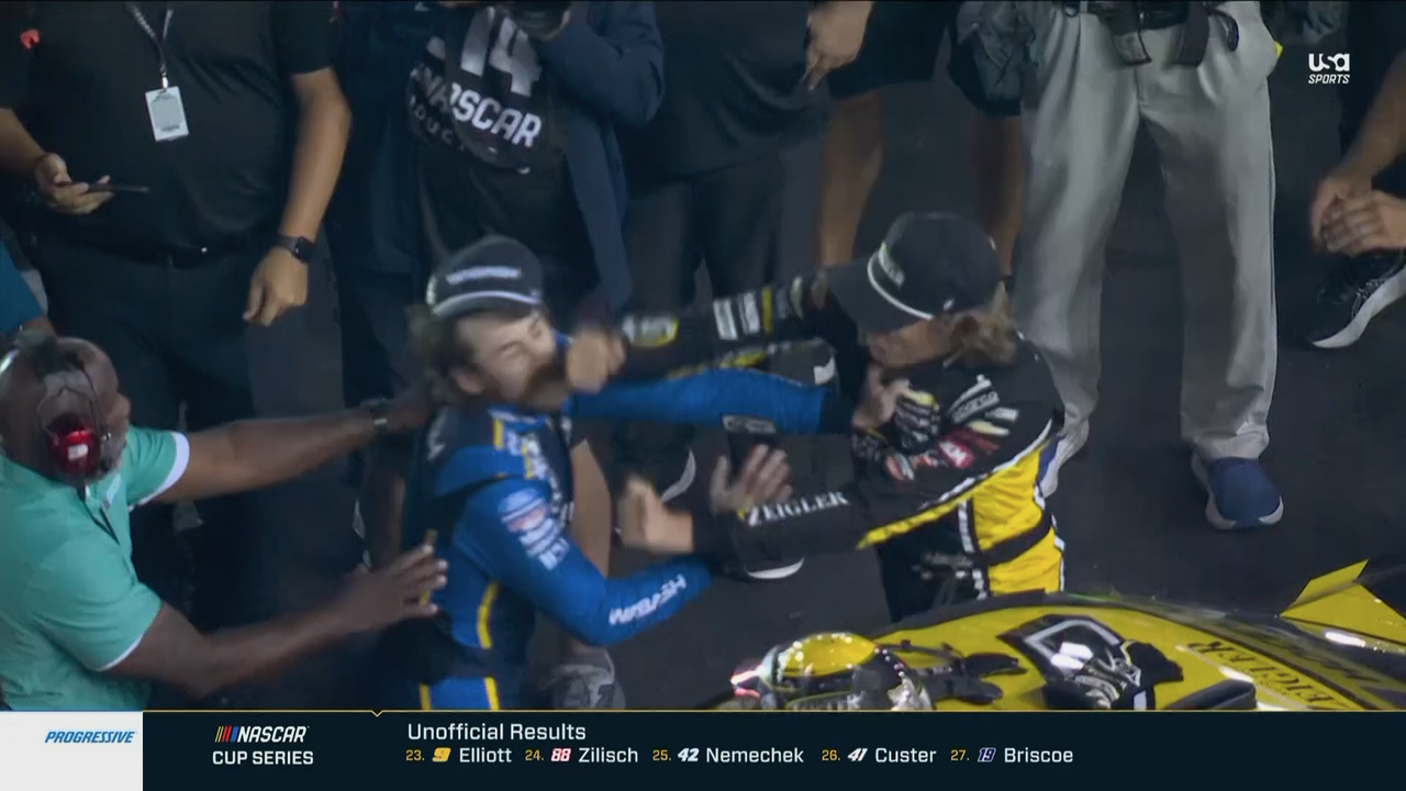 CHAOS AT BRISTOL 👀 Carson Hocevar & Ryan Blaney Clash After Joey Logano Wins