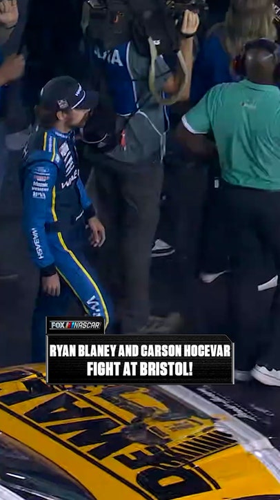 Ryan Blaney vs. Carson Hocevar at Bristol! 👀