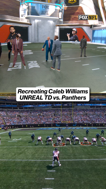 Recreating Caleb Williams UNREAL touchdown Vs. the Panthers