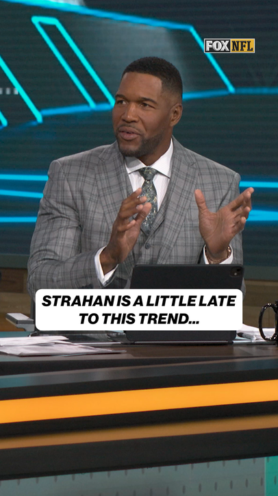 Strahan is a little late to the party....