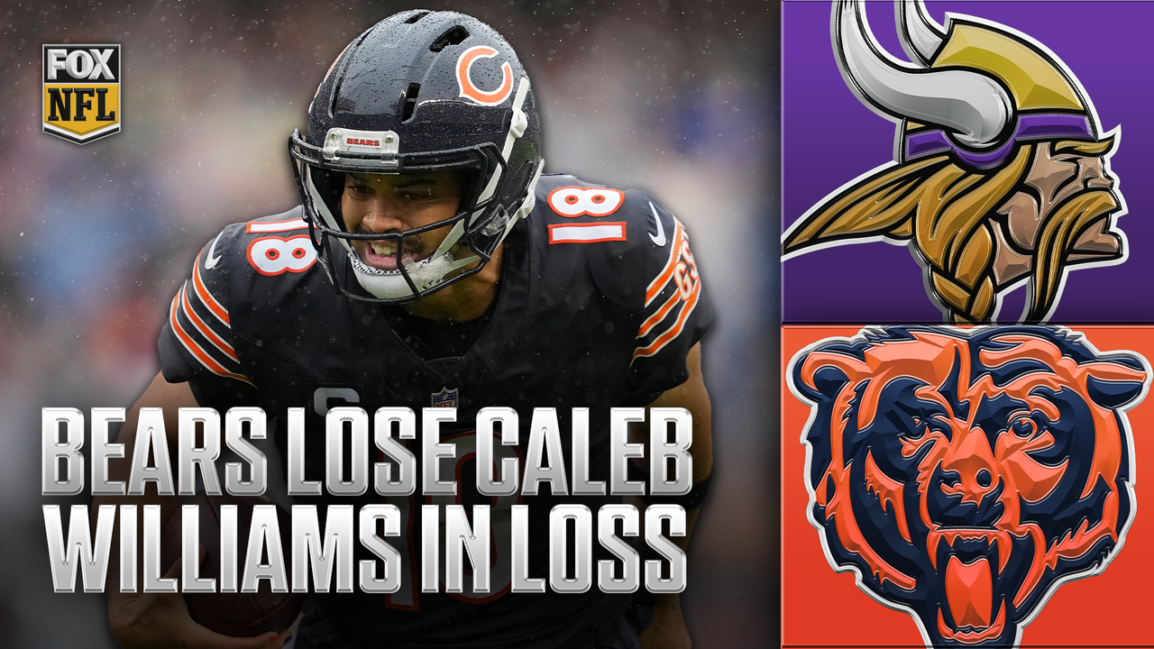 Vikings Show Grit in Win, Bears Lose Caleb Williams to Injury | FOX NFL Kickoff