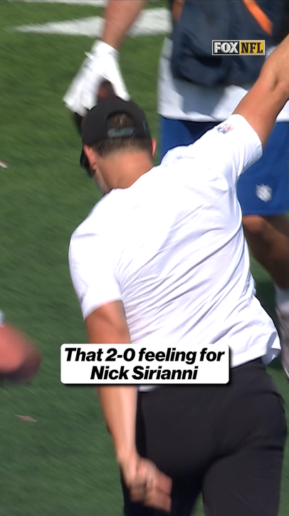 That 2-0 feeling for Nick Sirianni!