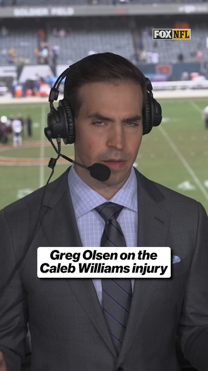 Greg Olsen on the Caleb Williams injury....