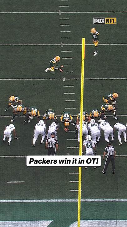 Packers win it in overtime!