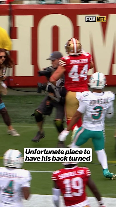 The sheer force of Kyle Juszczyk got him