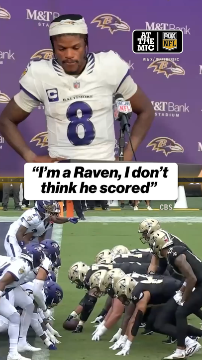 "Im a Raven, I don't think he scored"