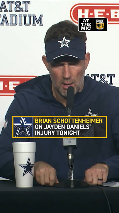 Cowboys HC Brian Schottenheimer keeping Jayden Daniels in his thoughts