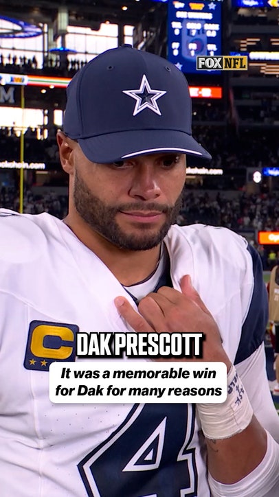 Dak Prescott after Cowboys big win over Commanders