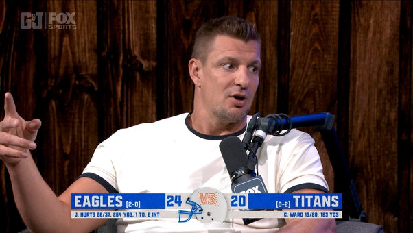 Gronk & Julian Edelman React to Jalen Hurts and the Eagles nail biting victory over the Titans