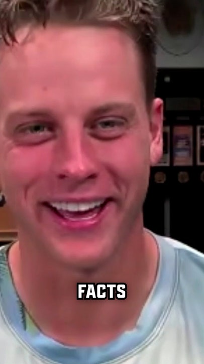 What's on your shirt? 🤣 Joe Burrow gladly shows Julian Edelman the fit